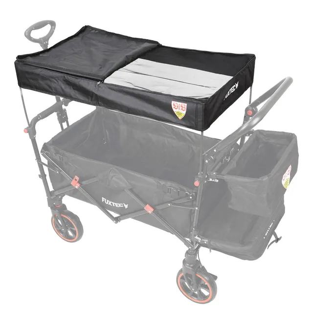 fuxtec-sonnendach-schwarz-vfb-edition-f-r-bollerwagen-ct850 image 1