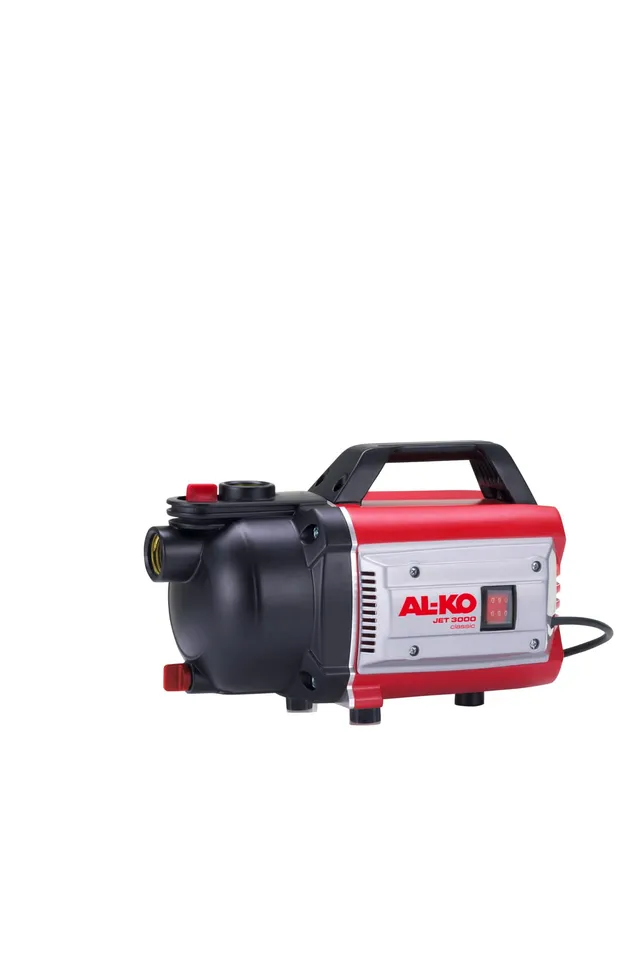al-ko-jet-3000-classic-gartenpumpe-rot-grau-schwarz image 1