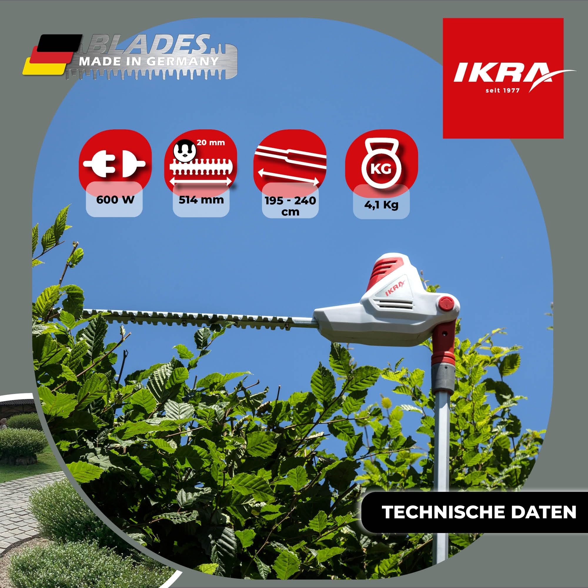 ikra-iths-600-elektro-teleskop-heckenschere-51-cm image 5