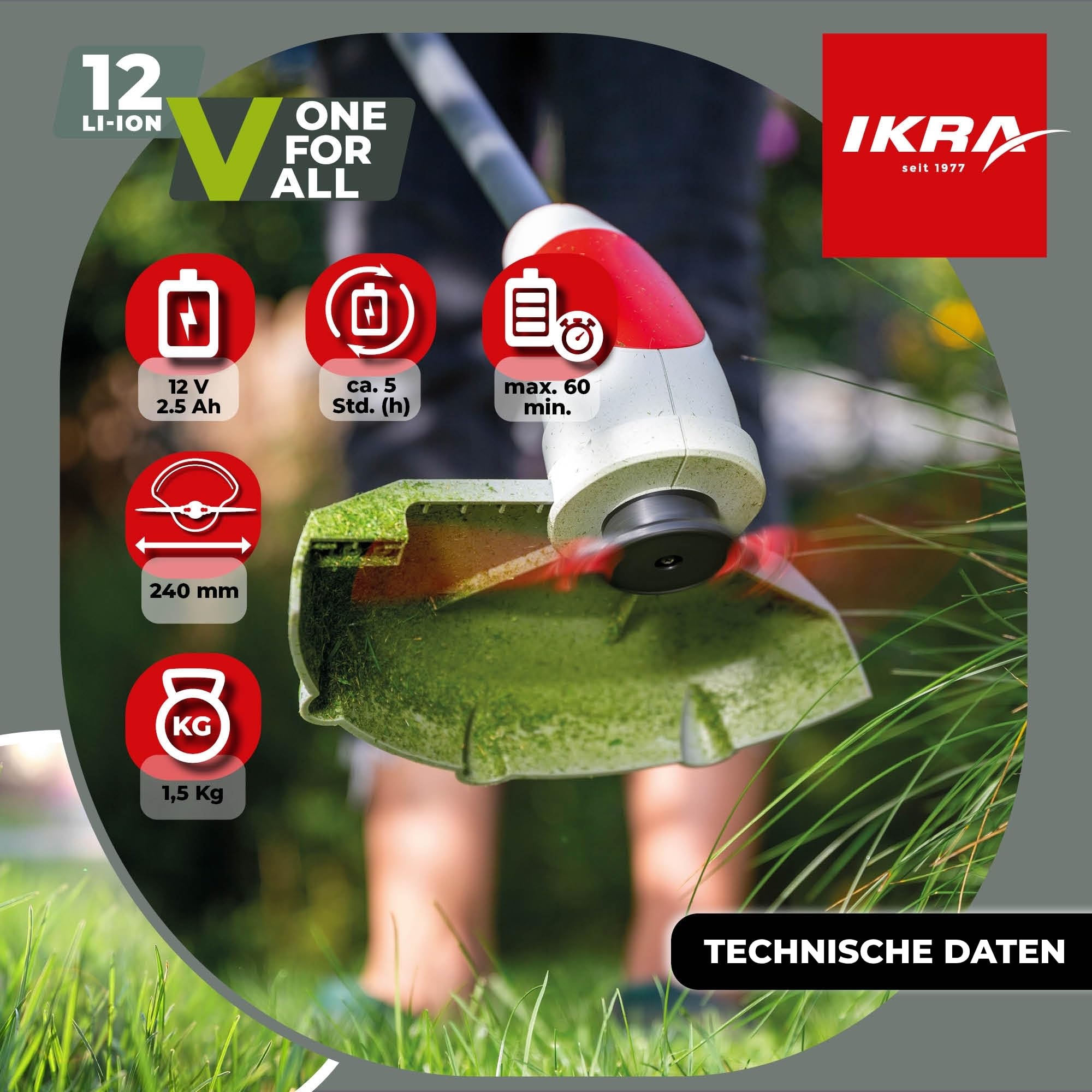 ikra-rasentrimmer-iart-1224-12-v-akku-trimmer-24-cm-inkl-akku image 5