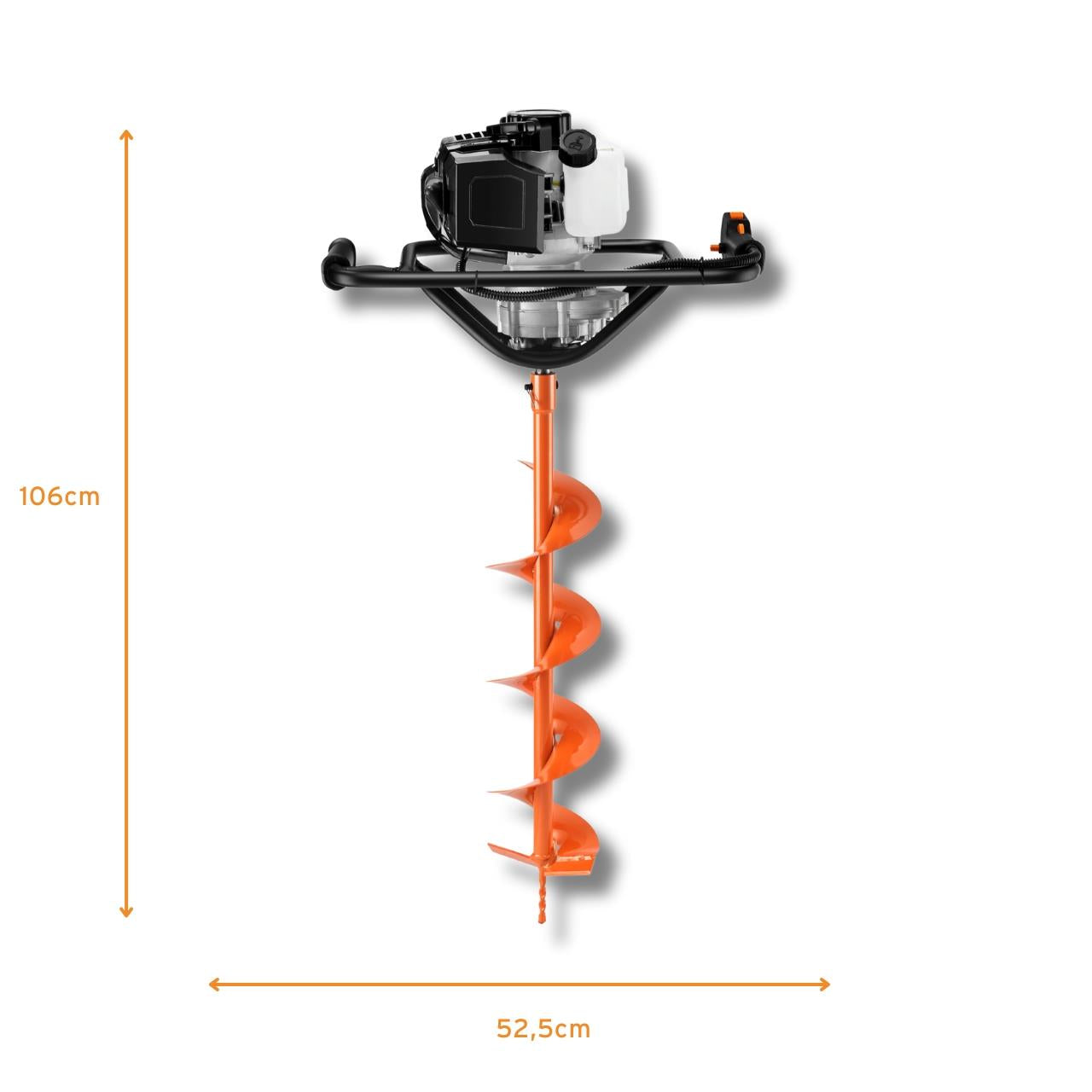 fuxtec-fx-eb143eco-benzin-erdbohrer-42-7-cm-mit-100-150-mm-bohrer image 8