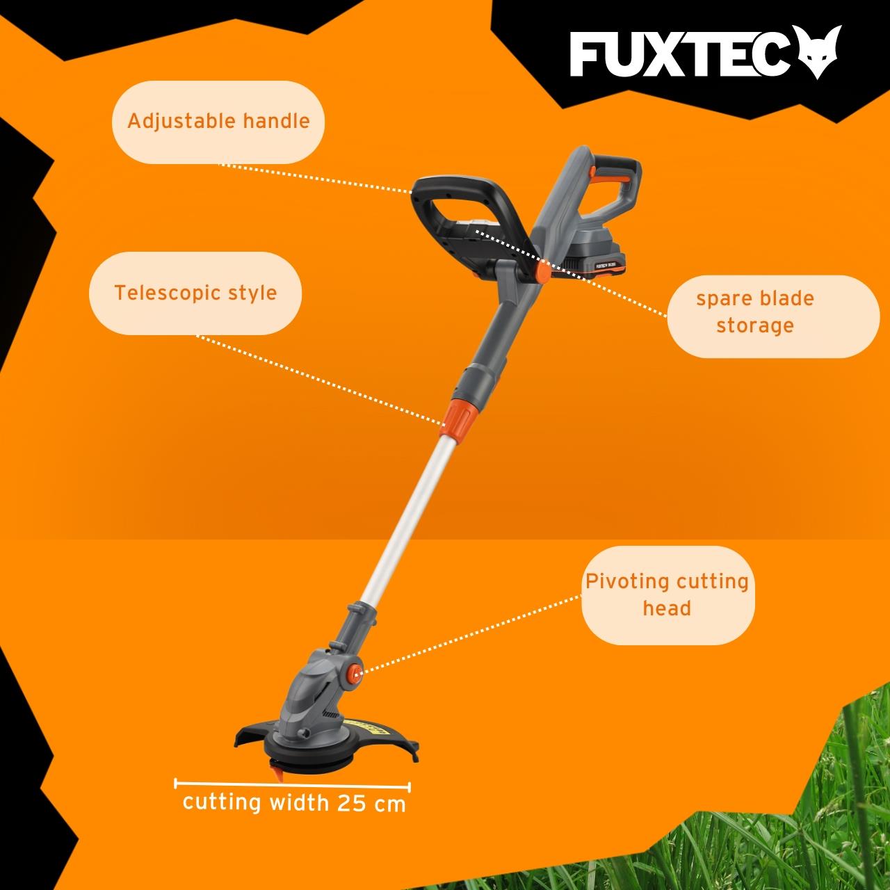 fuxtec-fx-gt20-20v-akku-rasentrimmer-set-inkl-akku image 6